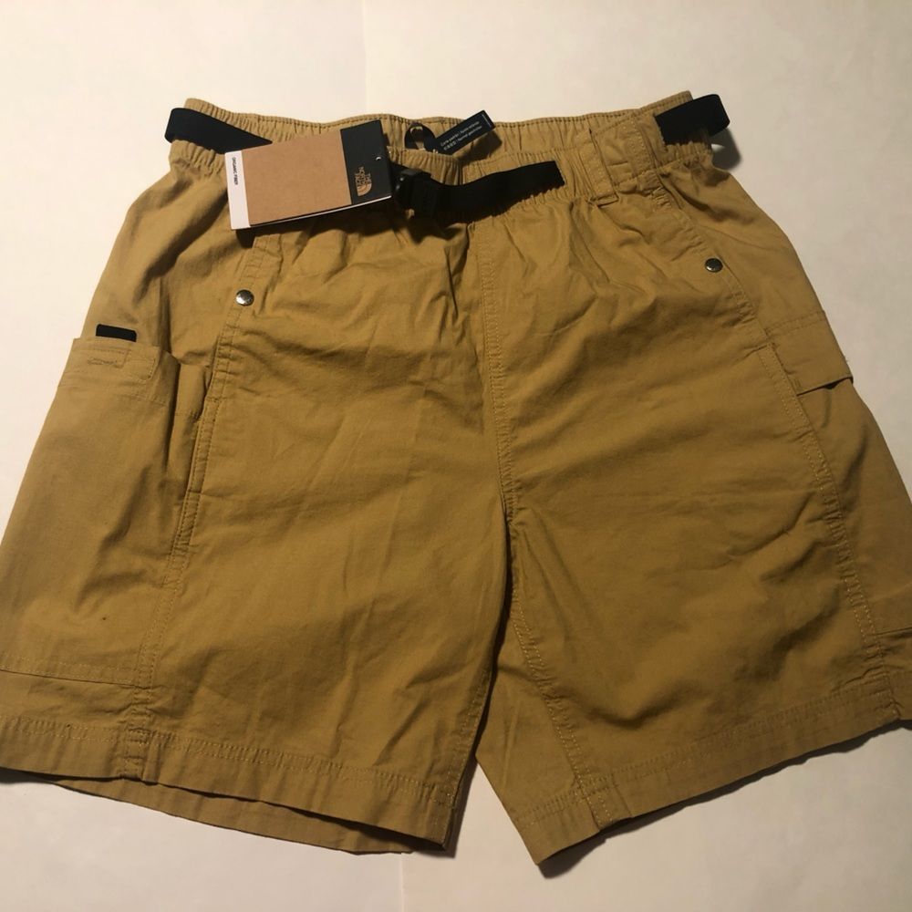 The North Face Cargo Shorts Mens Small Tan Ripstop
